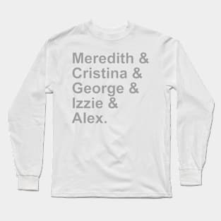 Grey's Squad Long Sleeve T-Shirt